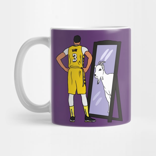 Anthony Davis Mirror GOAT by rattraptees